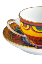 Sole Carretto Coffee Cup & Saucer